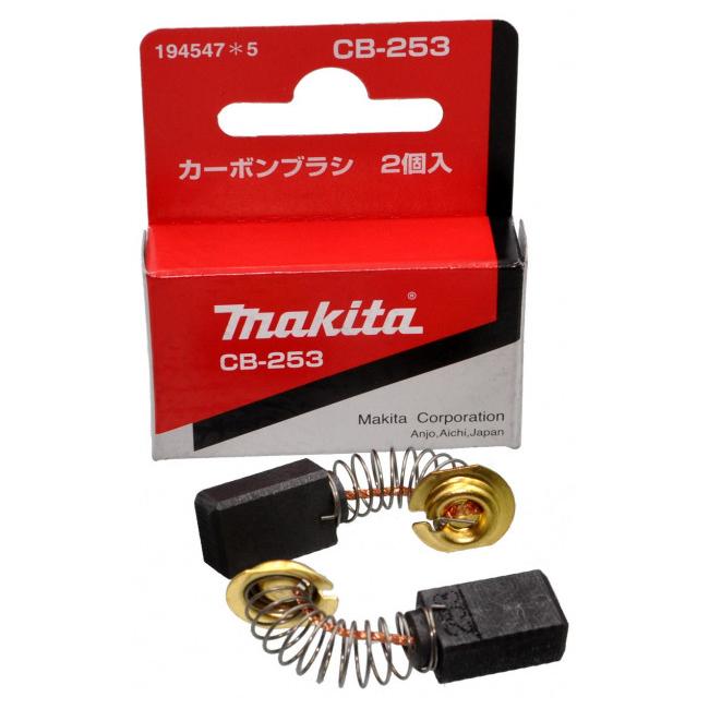 Nouvelle authentique Makita 194547-5 Brosses en carbone CB-253 pour 8406C JR3020