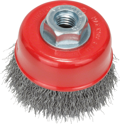 New Genuine Bosch 2608622098 Clean for Metal Wire Cup Brush, Crimped Wire For