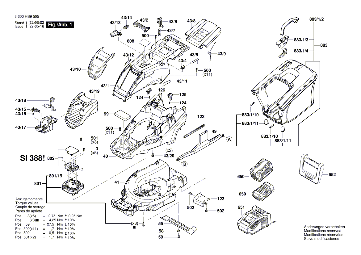 Uusi aito Bosch F016L90829 Ohjauslevy