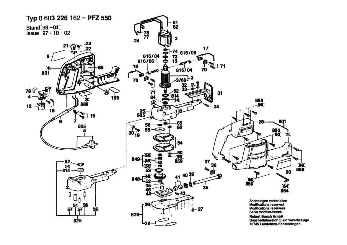 NEUES EURNISCHER BOSCH 160111A3HC -Typenschild