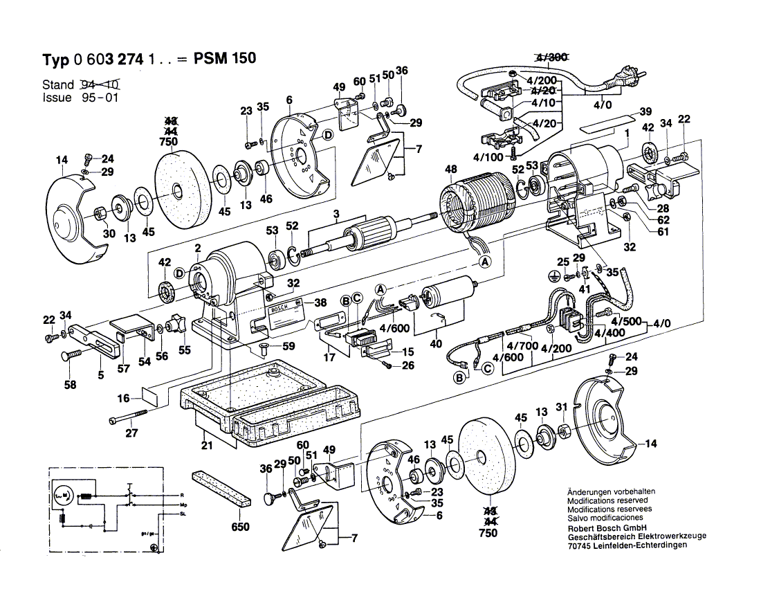 Neue Original-Sechskantmutter 2915011011 von Bosch