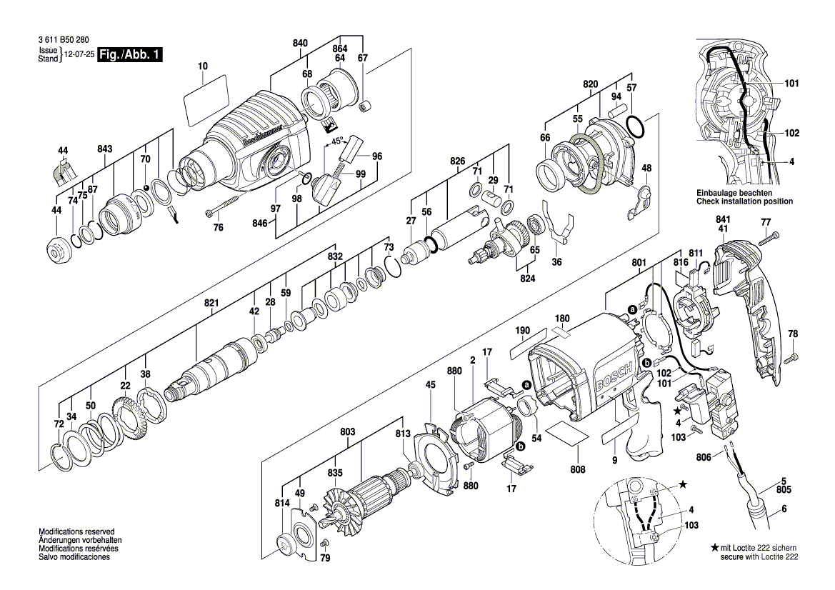 Новый оригинальный шарикоподшипник Bosch 1610905025