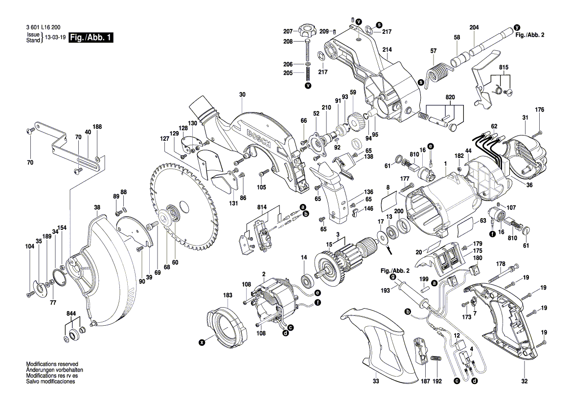 Ny äkta Bosch 1609203J19 Toothed Gear