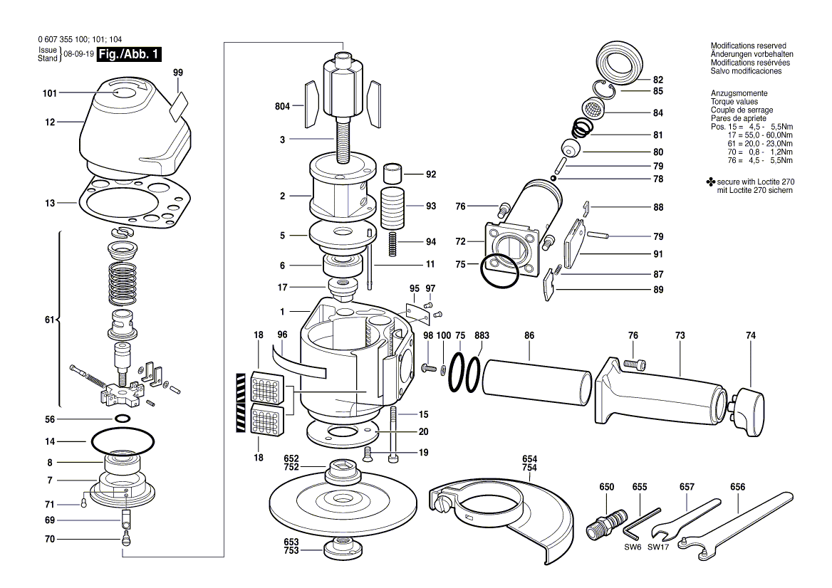 Nouveau véritable bosch 2918140026 Vis de taraudage