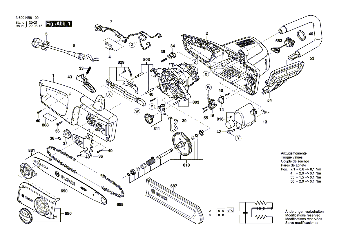 New Genuine Bosch 1607000EG1 Adjustment Device