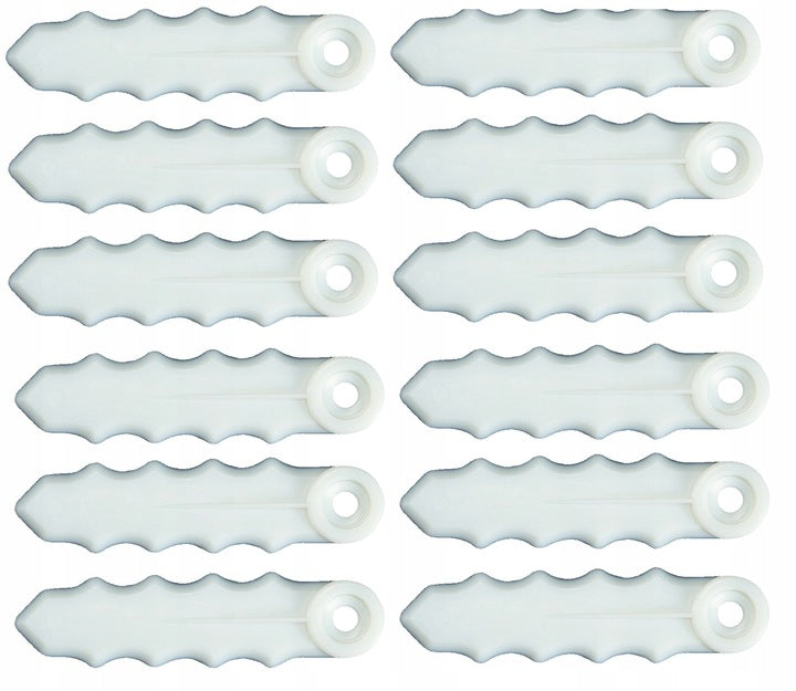 New Genuine Makita 197189-4 Plastic Blade Set 12pcs