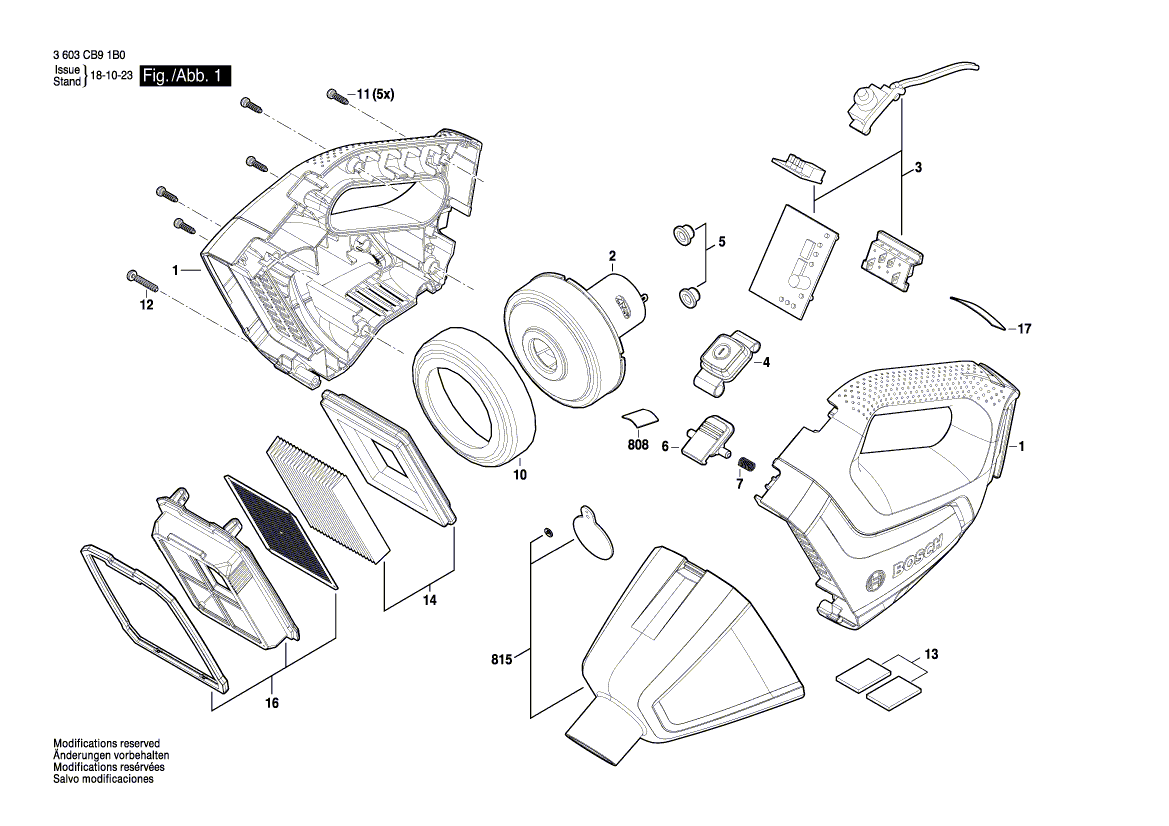 Neues echtes Bosch 160111a841 -Namenschild