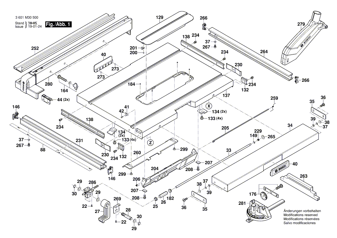 Nouveau véritable arbre Bosch 2610017027