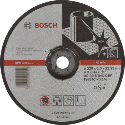 Новый оригинальный шлифовальный диск Bosch 2608600541 Expert для шлифовального диска из нержавеющей стали для большого угла