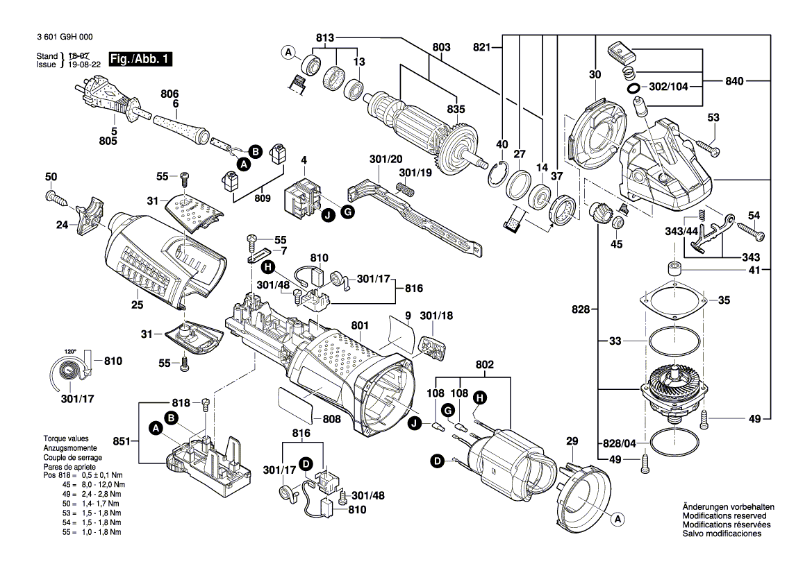 Nouveau véritable bosch 1607000d62 Bride de roulement