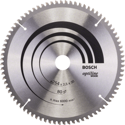 Ny äkta Bosch 2608640437 Optiline Wood Circular Saw Blade