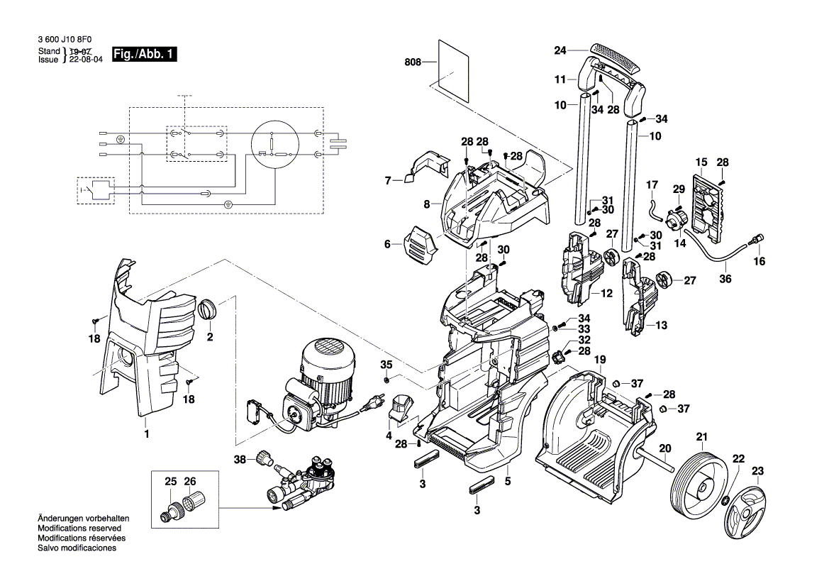 Nieuwe echte Bosch F016L73039 Aanpassingsknop