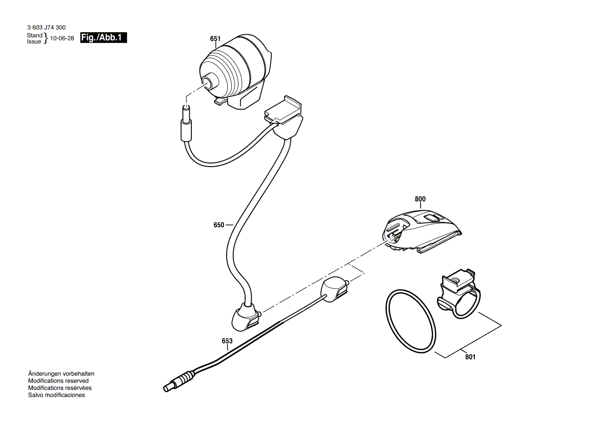 Uusi aito Bosch 1600A000JX -tuki