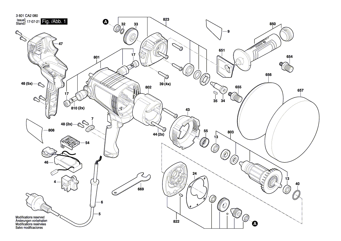 NOUVELLE Assemblée de logements Bosch Véritable Bosch 1619PB1968