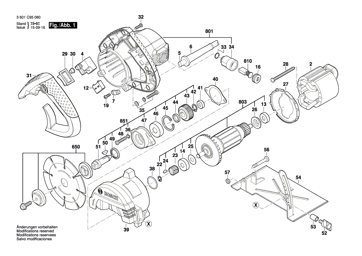 New Genuine Bosch 1619PA7587 Housing Set