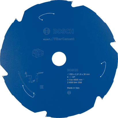 Uusi aito Bosch 2608644558 Fiber Cement Circular Saha -terän asiantuntija