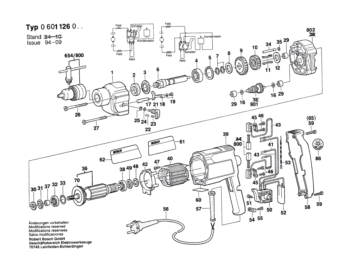 NOUVEAU BOSCH VOLICE 1900905110 BALLE ROUTION