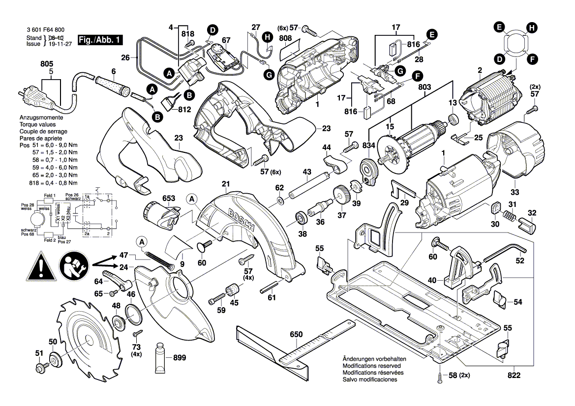 Ny ekte Bosch 1606320601 sylindrisk utstyr