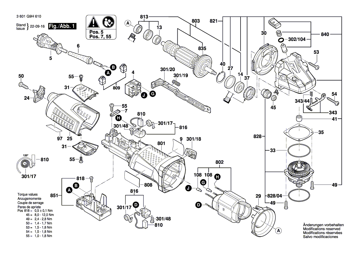 Ny ekte Bosch 160070304D GRANT