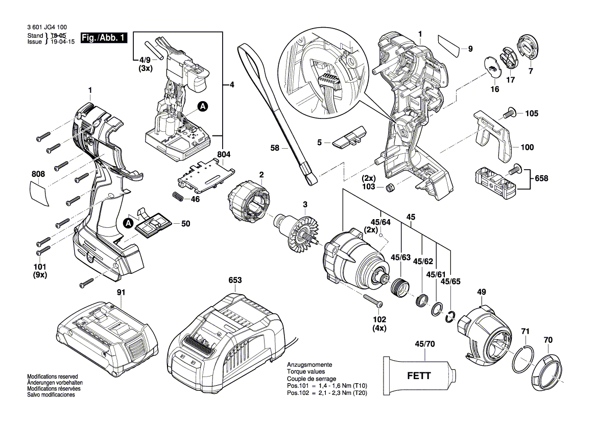 Ny ekte Bosch 160111A59G typeskilt