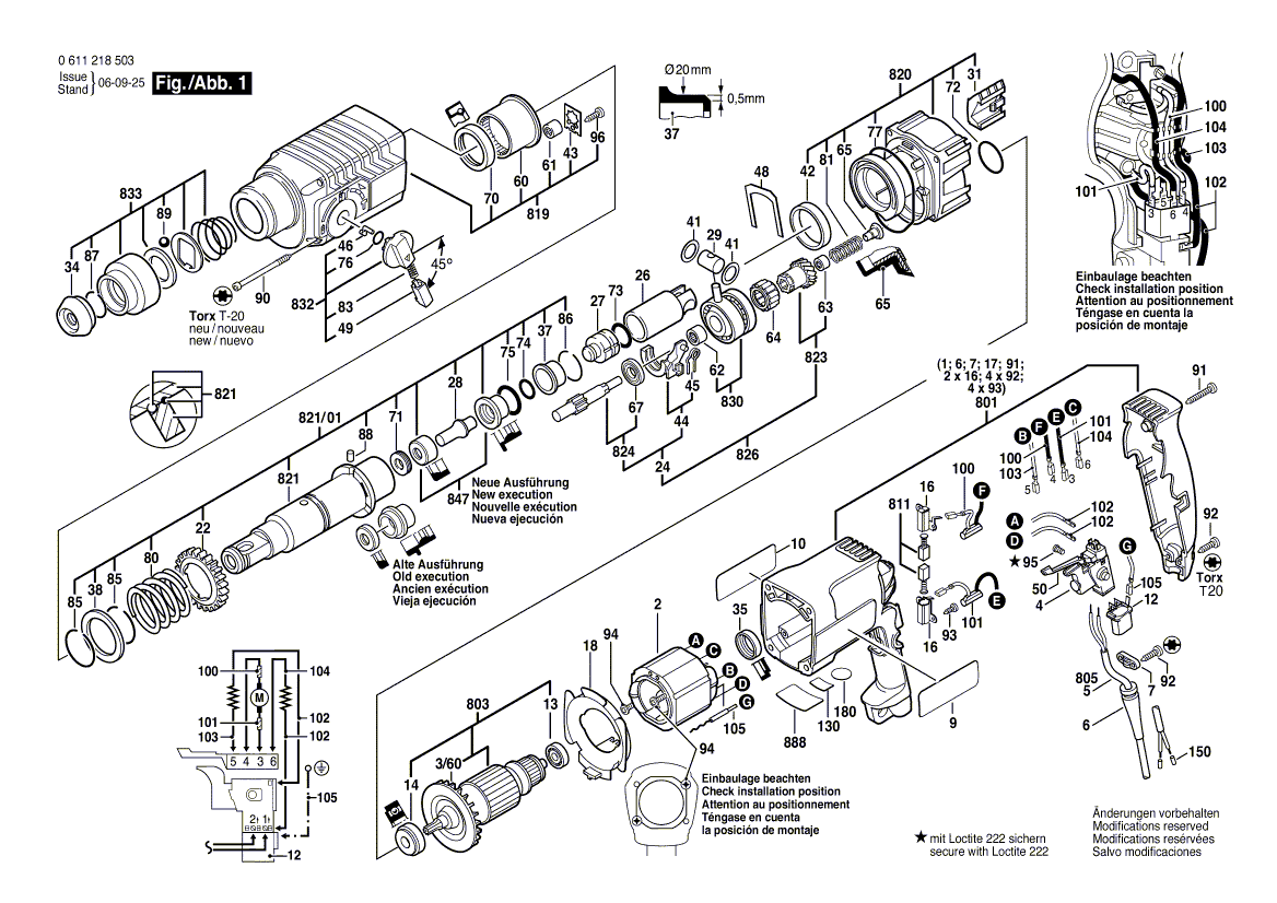 Neue Original-Blechschraube 1603435036 von Bosch