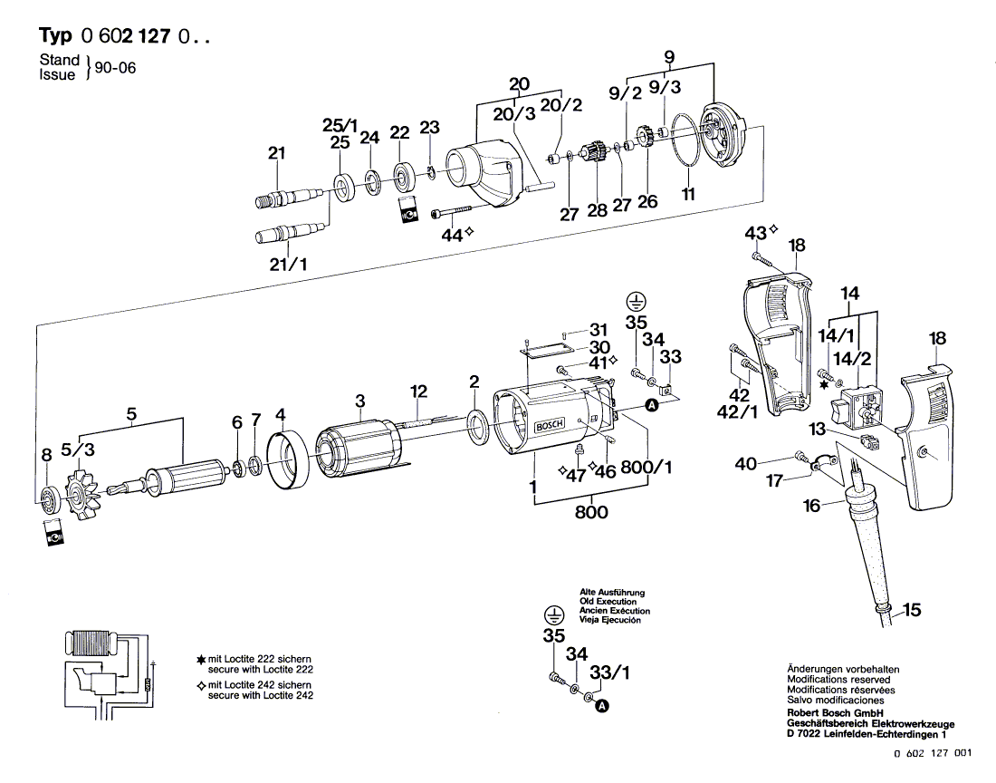 Ny äkta Bosch 2910011115 Socket Head Cap Screw