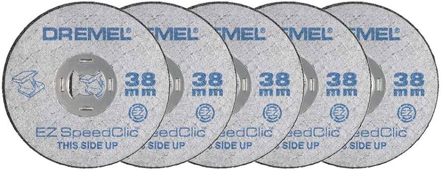 Neues Original Dremel 2615S456JC ® EZ SpeedClic: Metall-Trennscheiben, 5er-Pack.