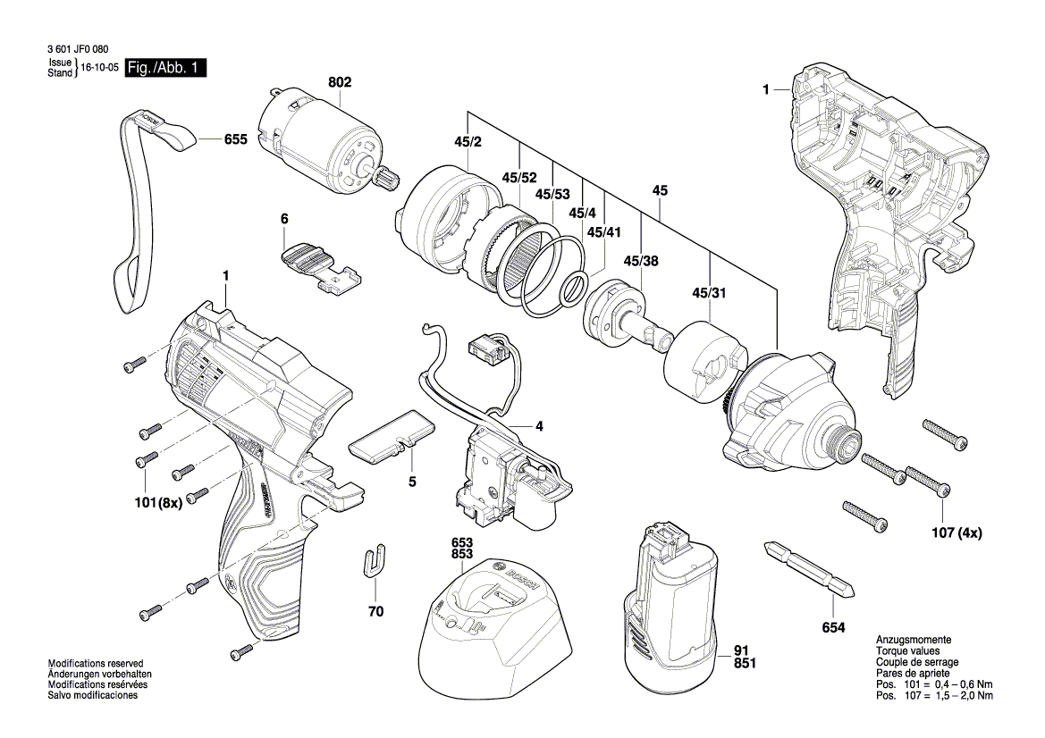 Uusi aito Bosch 2609112071 pesukone