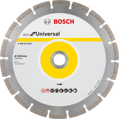 Ny äkta Bosch 2608615031 ECO för universal segmenterad diamantskärningsskiva