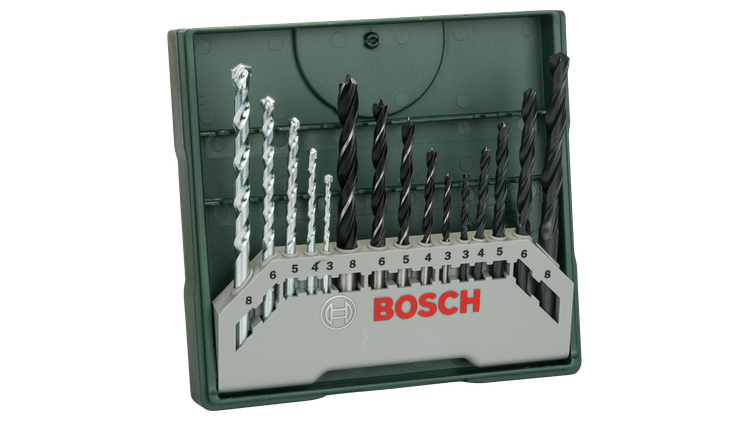 Nieuwe echte Bosch 2607019675 Mini-X-Line Mixed Set 15 stuks multifunctioneel