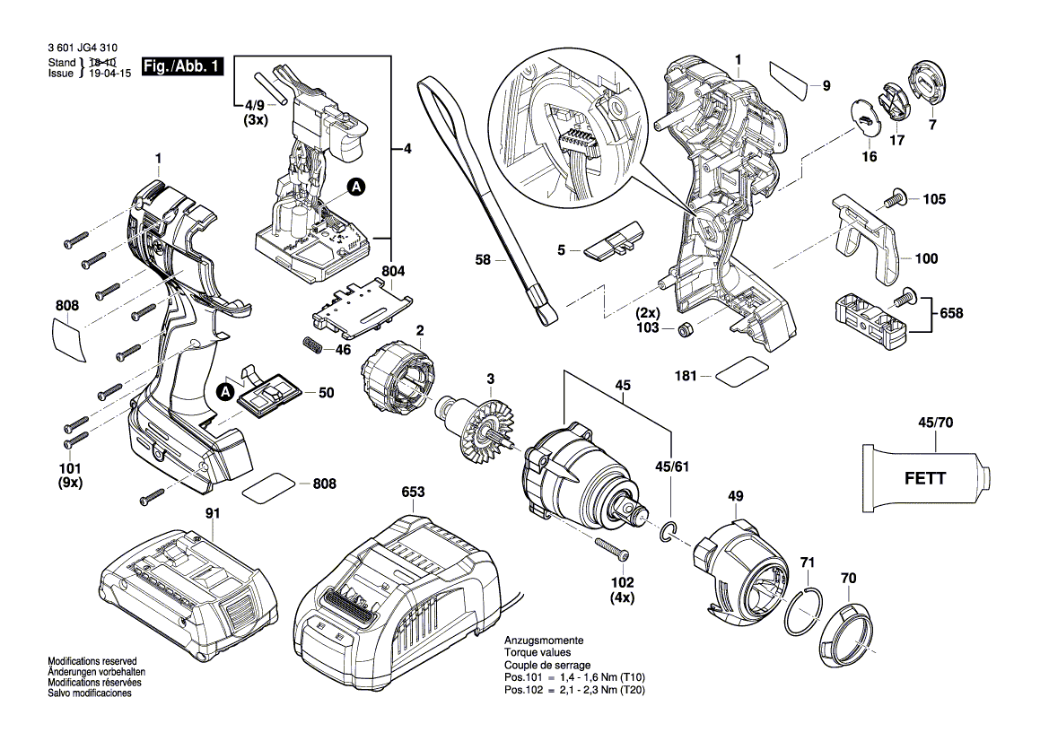 Ny äkta Bosch 16072335EV Electronics Module