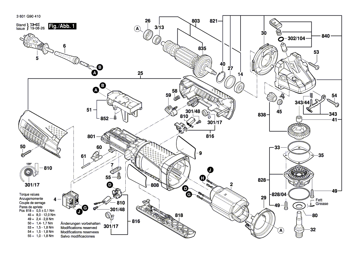 Neue echte Bosch 1601118L16 Hersteller -Typenschild