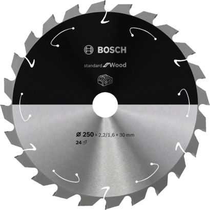 Новый оригинальный пильный диск Bosch 2608837727 Standard for Wood для аккумуляторной дисковой пилы