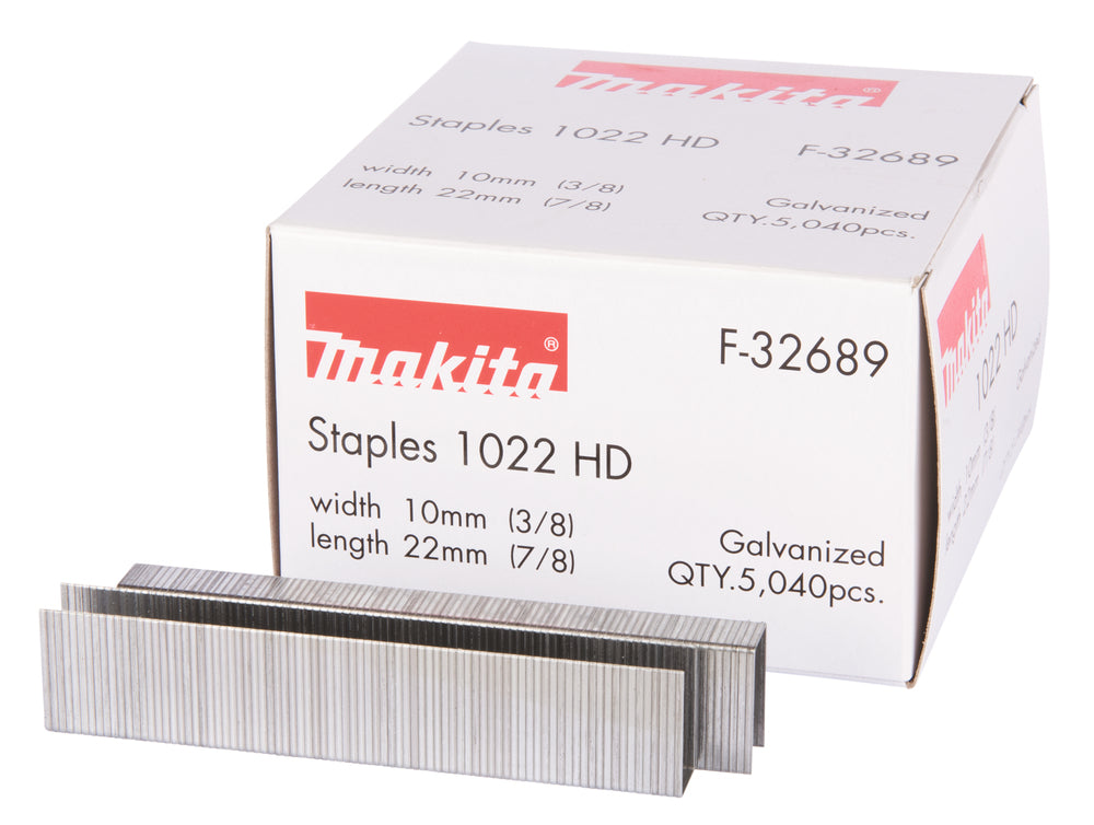 New Genuine Makita F-32689 Staple 22mm, 5040pcs, BST220, BST221