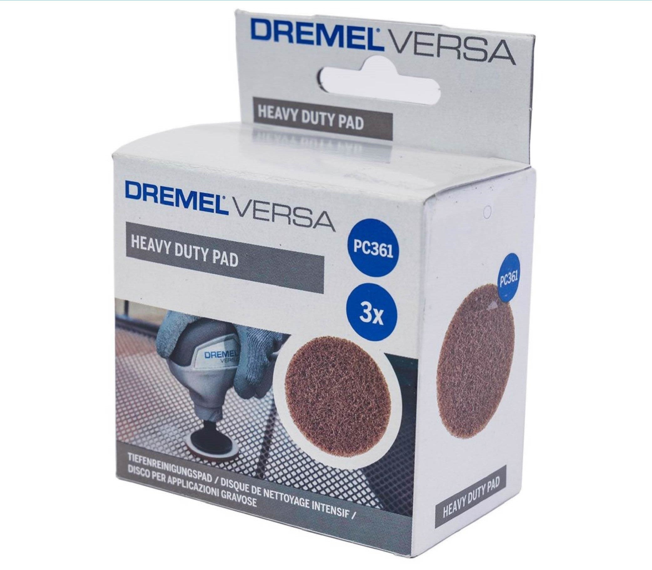 Ny äkta Dremel 2615p361ja Versa Heavy Duty Pad (PC361)