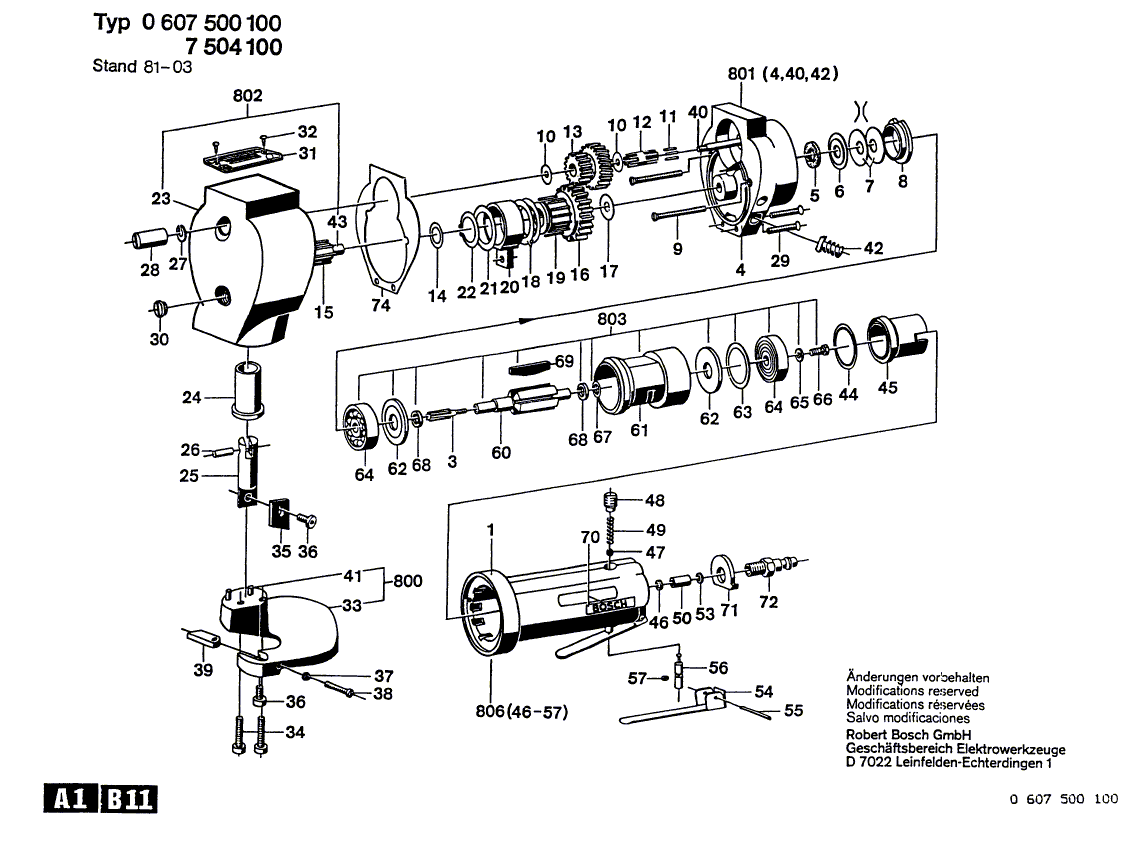 Ny ekte Bosch 2917500083 Straight Pin