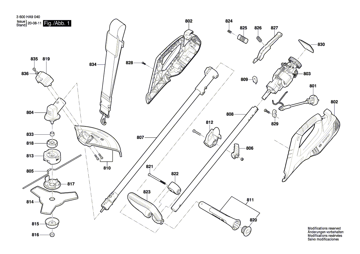 Новый подлинный триггер Bosch F016F04846