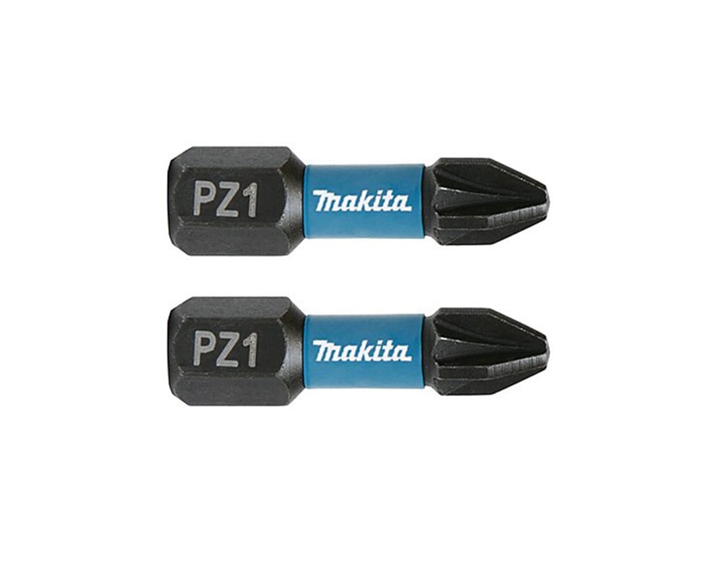 New Genuine Makita B-63638 Impact Screw Bit 2 PCS/SET PZ1X25mm