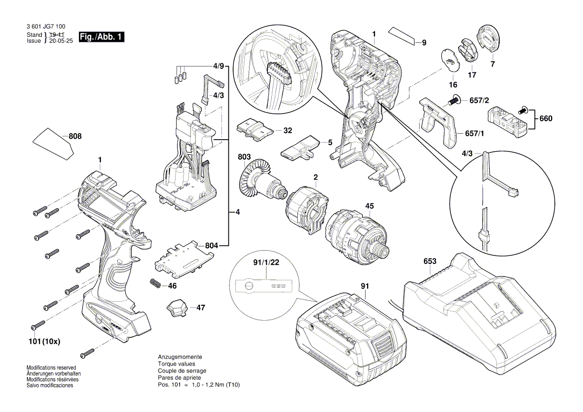 NOUVEAU VOLINE BOSCH 1600A00H64