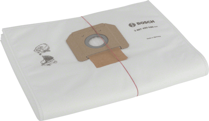 New Genuine Bosch 2607432038 Fleece Filter Bag For dust extractors