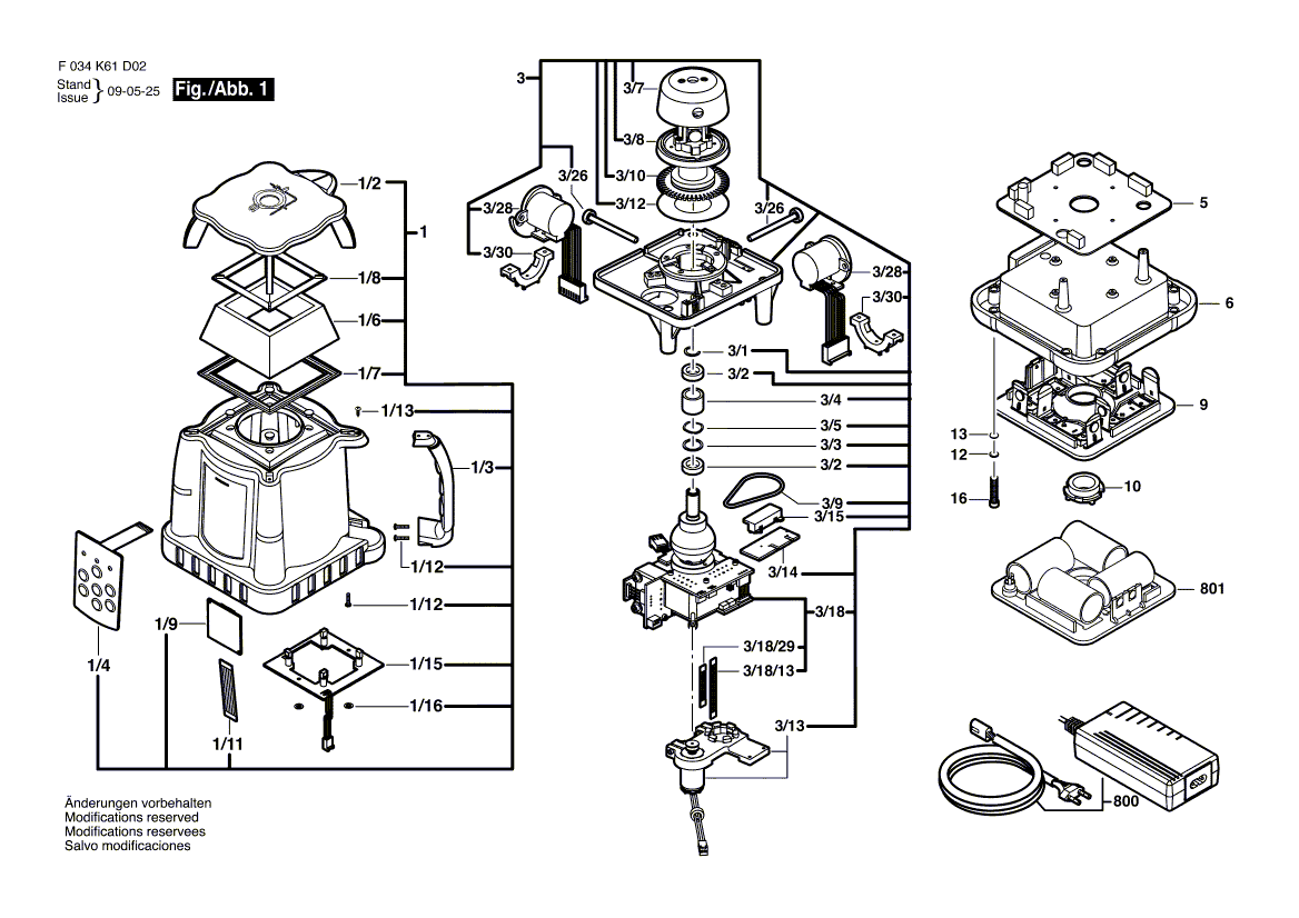 Nieuwe echte Bosch 2610A07782 -schakelaar