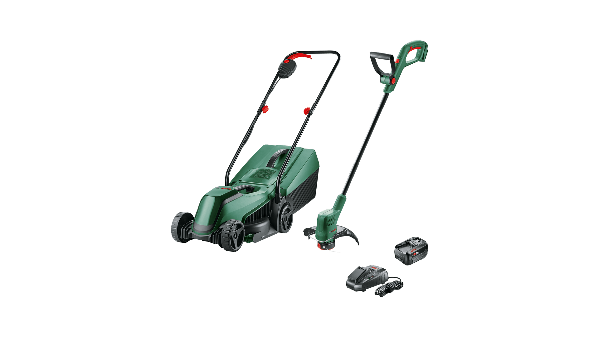 Ny ekte Bosch 06008B9D02 18V Lawncare Set Tvernløs gressklipper