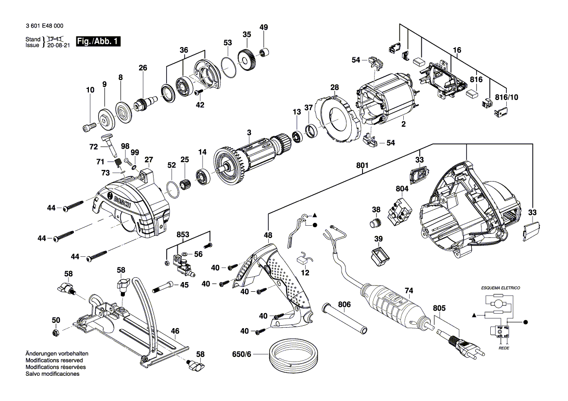 New Genuine Bosch F000601323 Housing