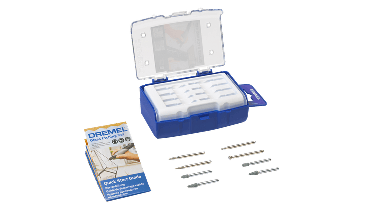 Nieuwe echte Dremel 2615C682JA -glazen ets set (682) accessoire kits