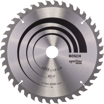 Neues Original Bosch 2608640443 Optiline Holz-Kreissägeblatt