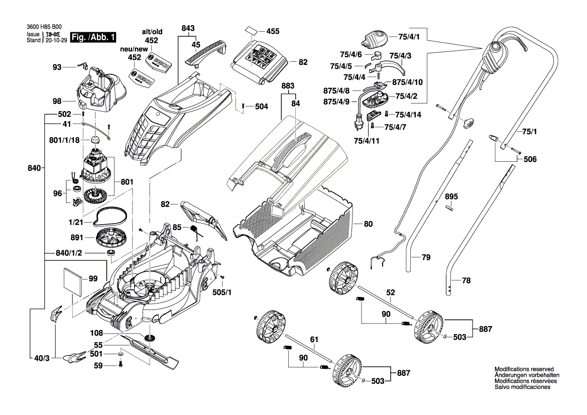 Ny ekte Bosch F016104038 hjul