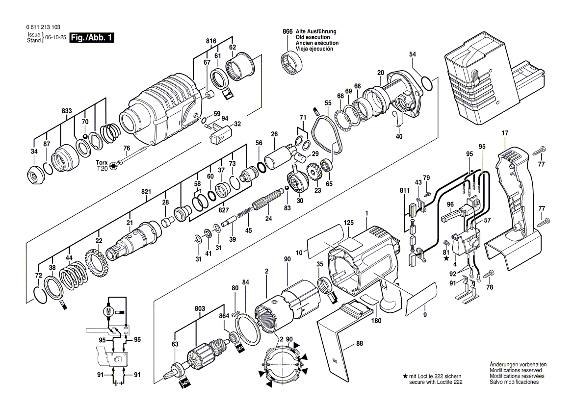 Neu Original Bosch 1611110730 Hersteller-Typenschild