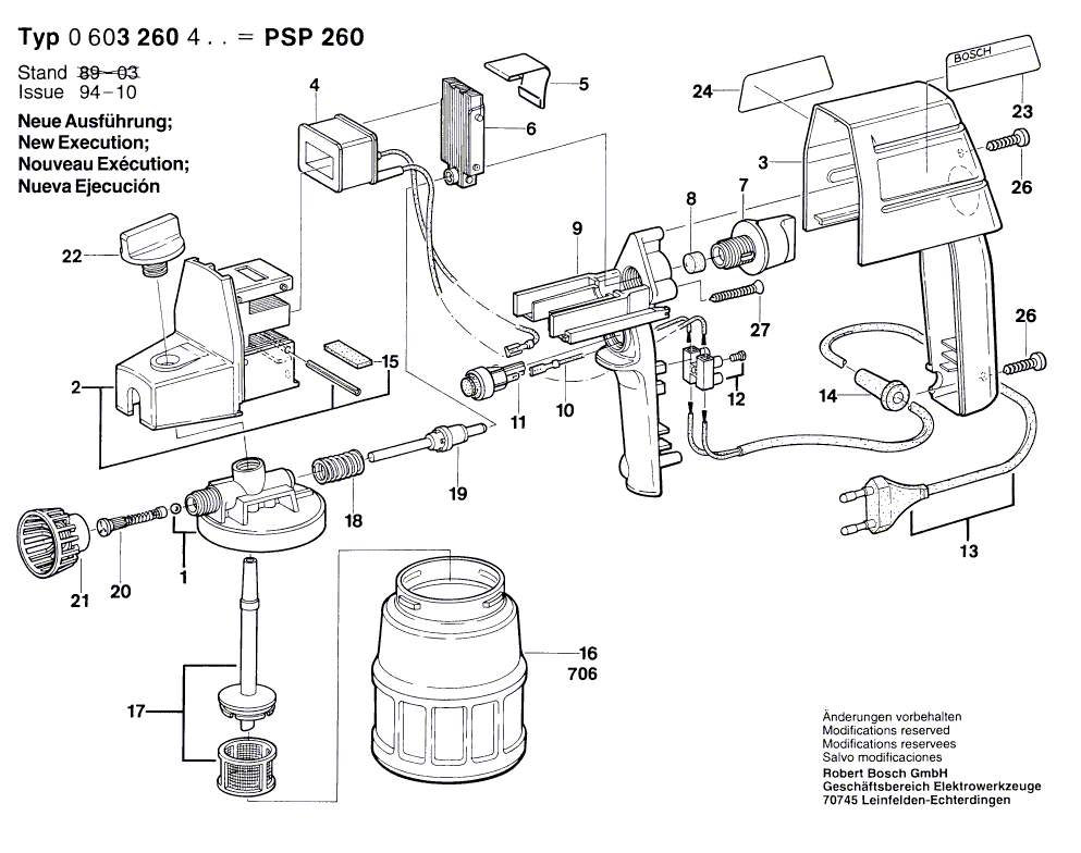 Nouveau véritable bosch 1601110658