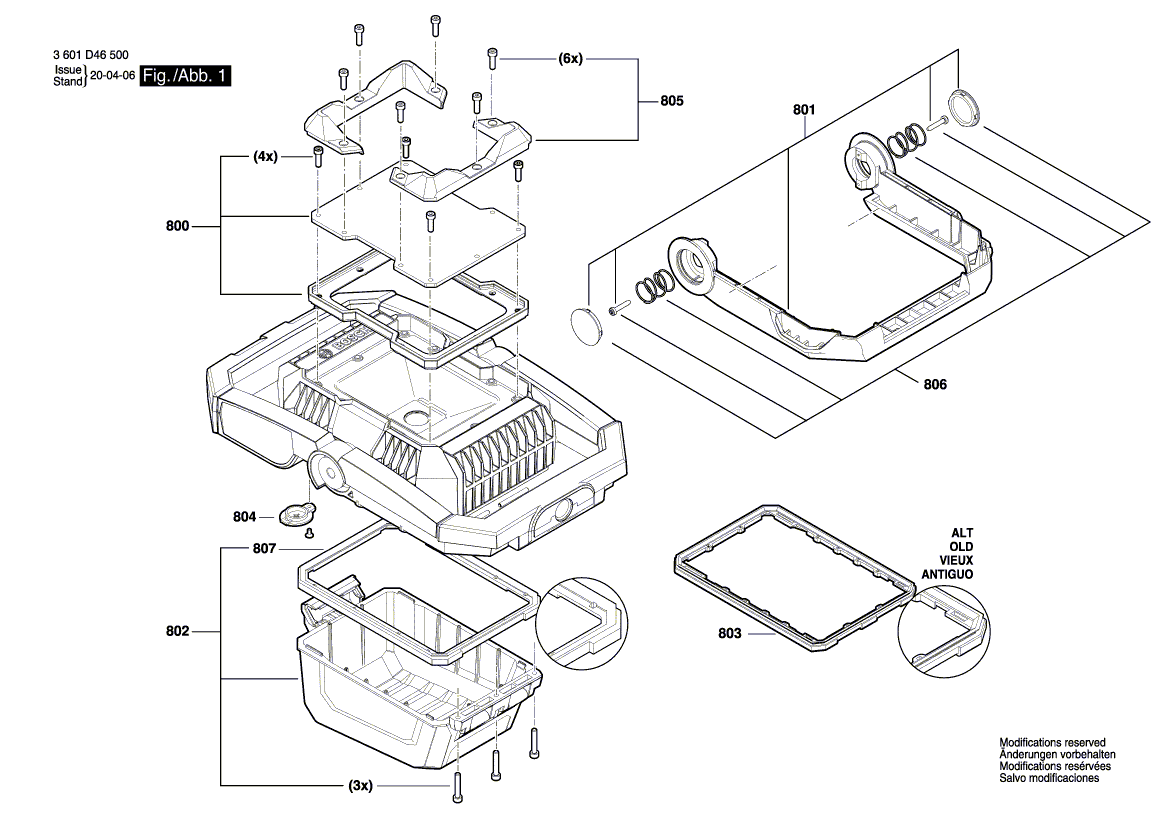 Neue echte Bosch 16055002GW Batterieschutzabdeckung