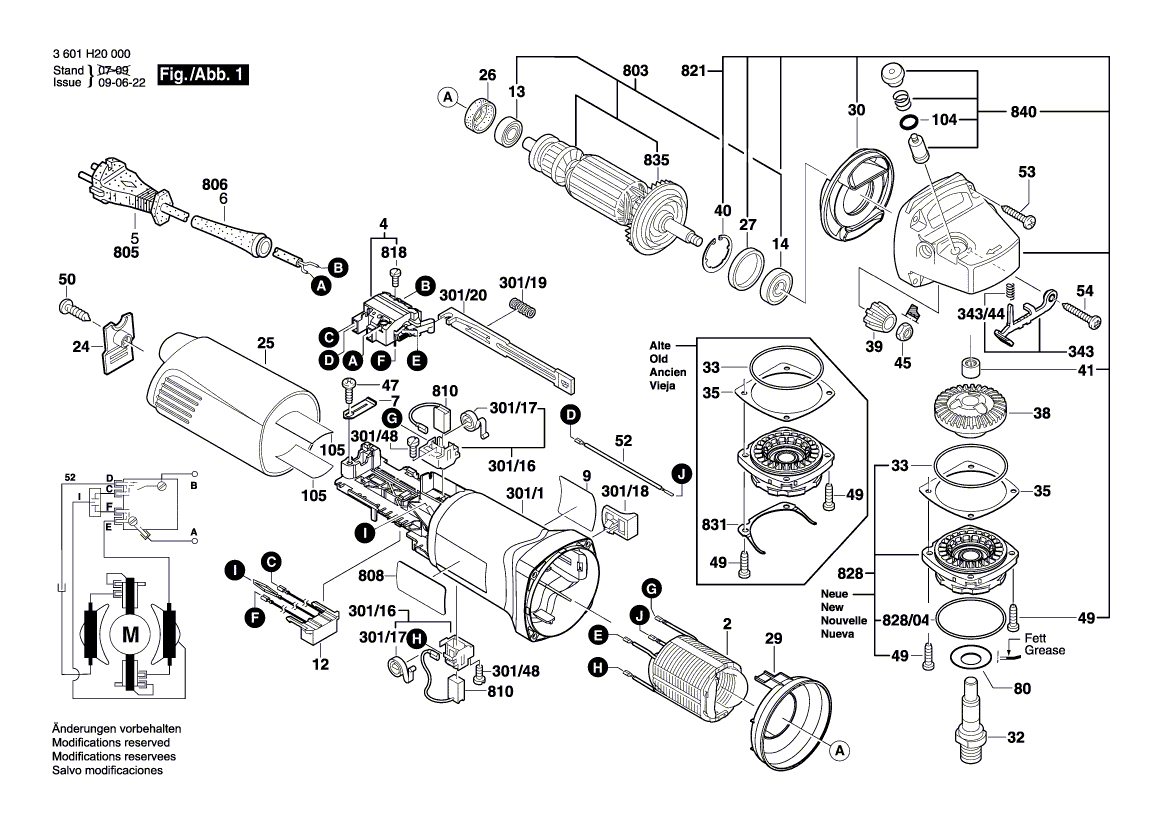 Nieuwe echte Bosch 1605108248 Motorbehuizing